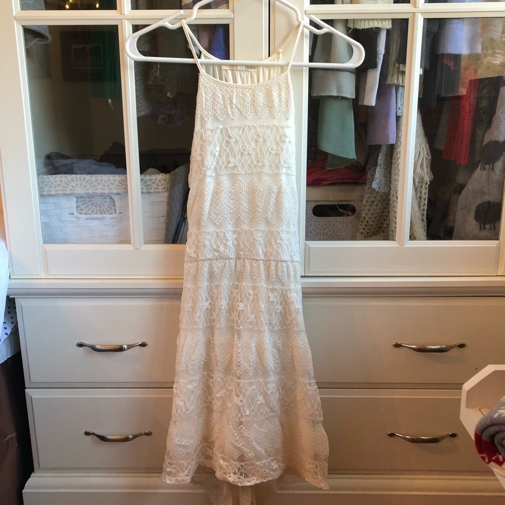 white dress